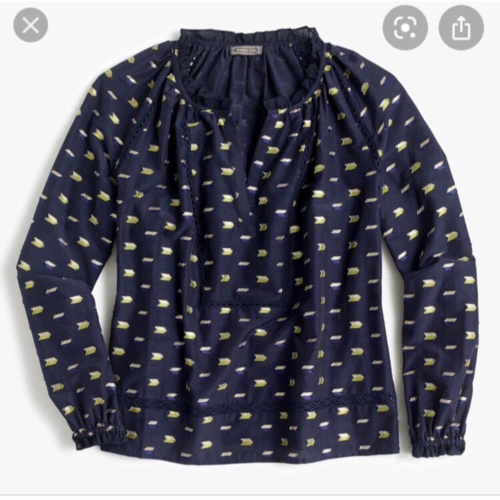 NWT J.Crew | Point Sur Popover Top